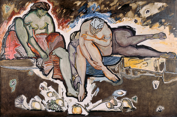 "Суд Паріса", 70 х 120 см, полотно / олія, 1988&mdash;89